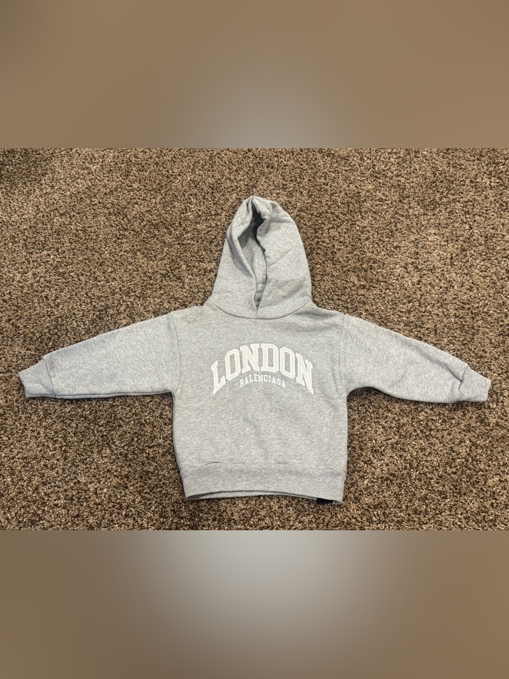AUTHENTIC BALENCIAGA LONDON HOODIE CHILDREN’S SIZE 2